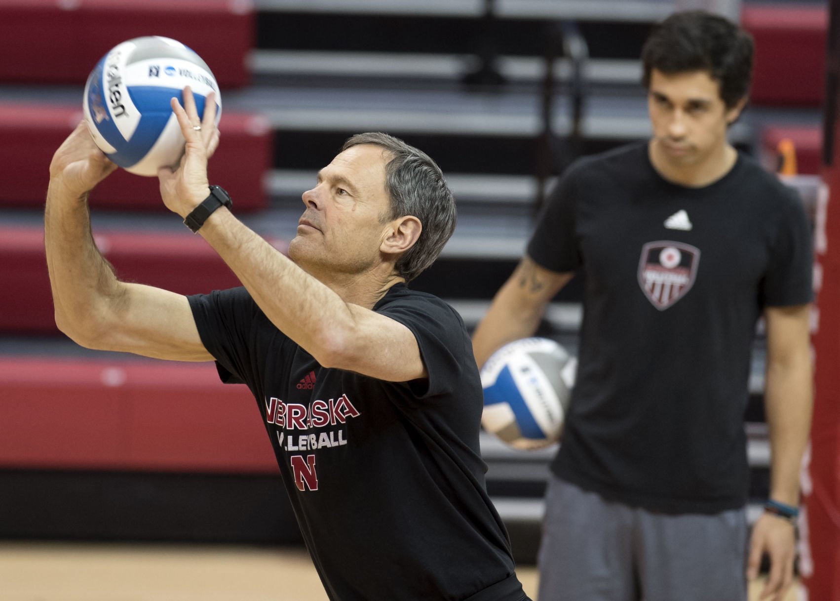 NCAA Volleyball Tournament practice, 11.29